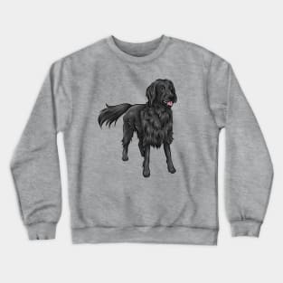 Flat Coated Retriever Dog Crewneck Sweatshirt